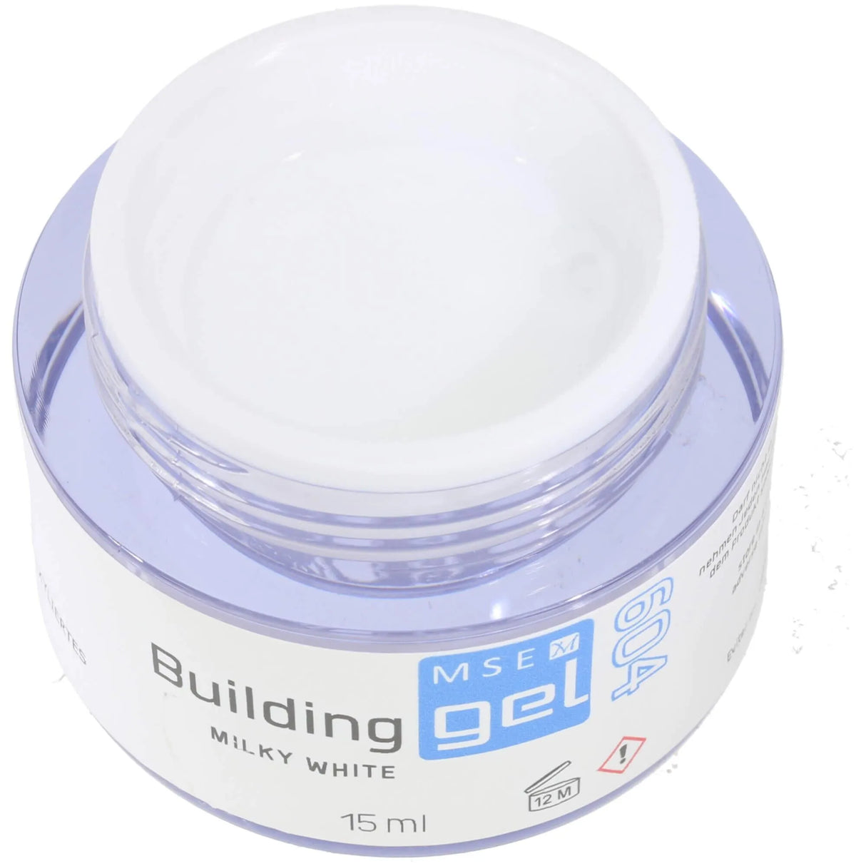 MSE Gel 604: Aufbaugel milky white / Building milky white 15ml - MSE - The Beauty Company