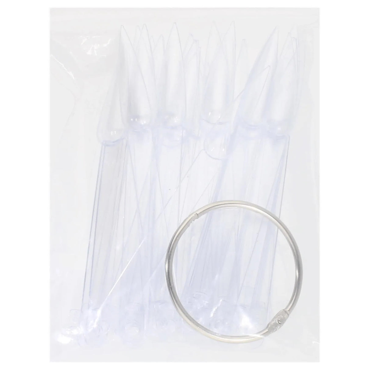 50er Tip-Acrylring Stiletto klar - MSE - The Beauty Company