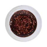 #233 Premium-GLITTER Color Gel 5ml Kupferrotes Glittergel - MSE - The Beauty Company