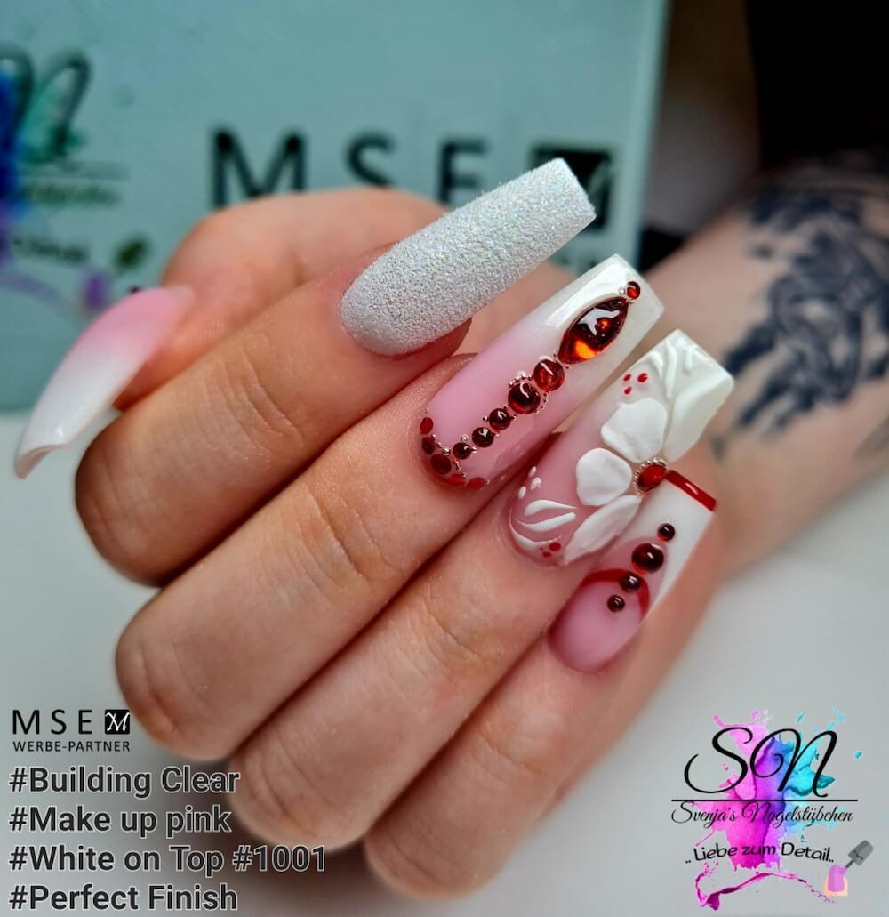 MSE Gel 504: White On Top Gel 15ml - MSE - The Beauty Company