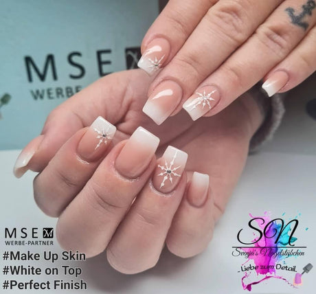 MSE Gel 504: White On Top Gel 15ml - MSE - The Beauty Company