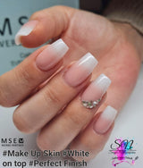 MSE Gel 504: White On Top 50ml - MSE - The Beauty Company