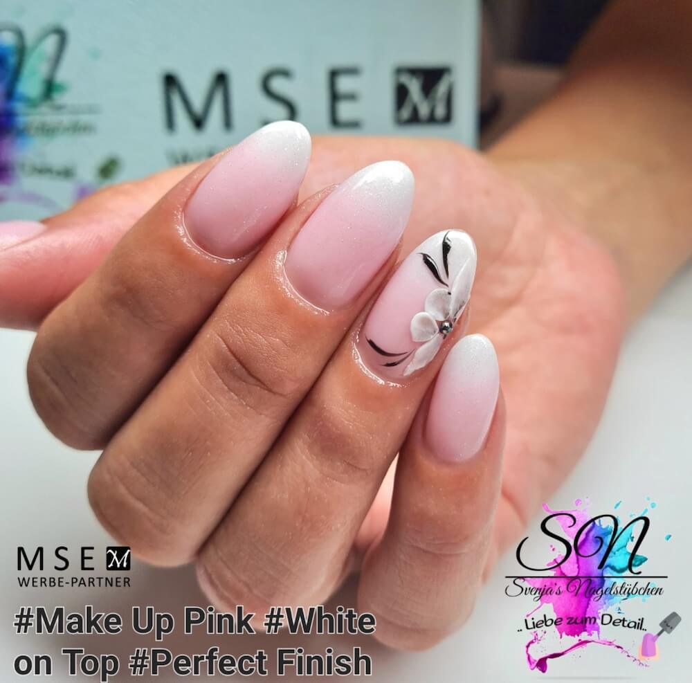 MSE Gel 504: White On Top 50ml - MSE - The Beauty Company