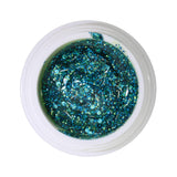 # 282 gel de couleur brillant premium 5 ml Gel transparent avec des paillettes bleu fin, des paillettes mâles grossières et des filetages de paillettes en argent