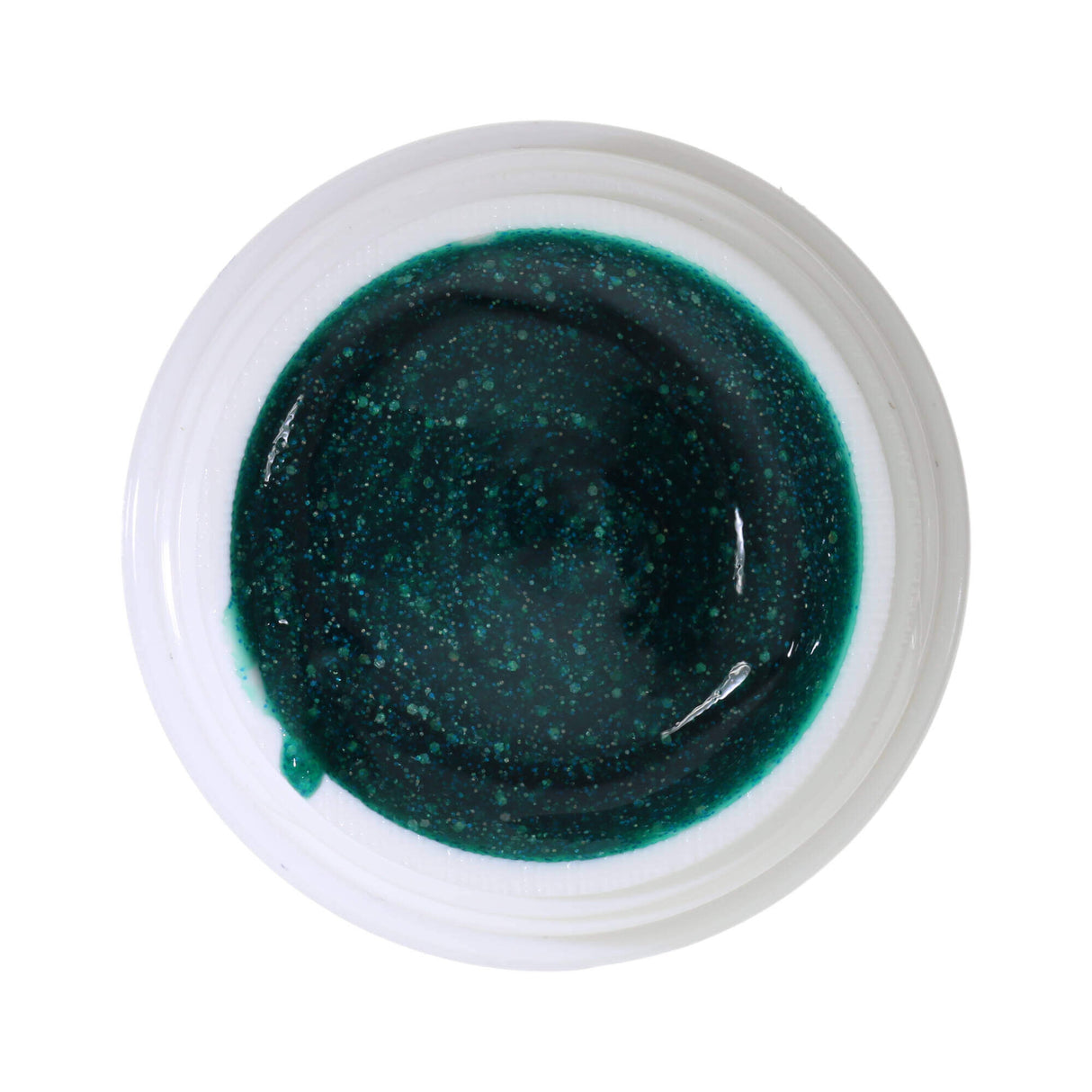 # 352 Gel de couleur de paillettes premium 5 ml vert brillant avec des paillettes en iriston vert