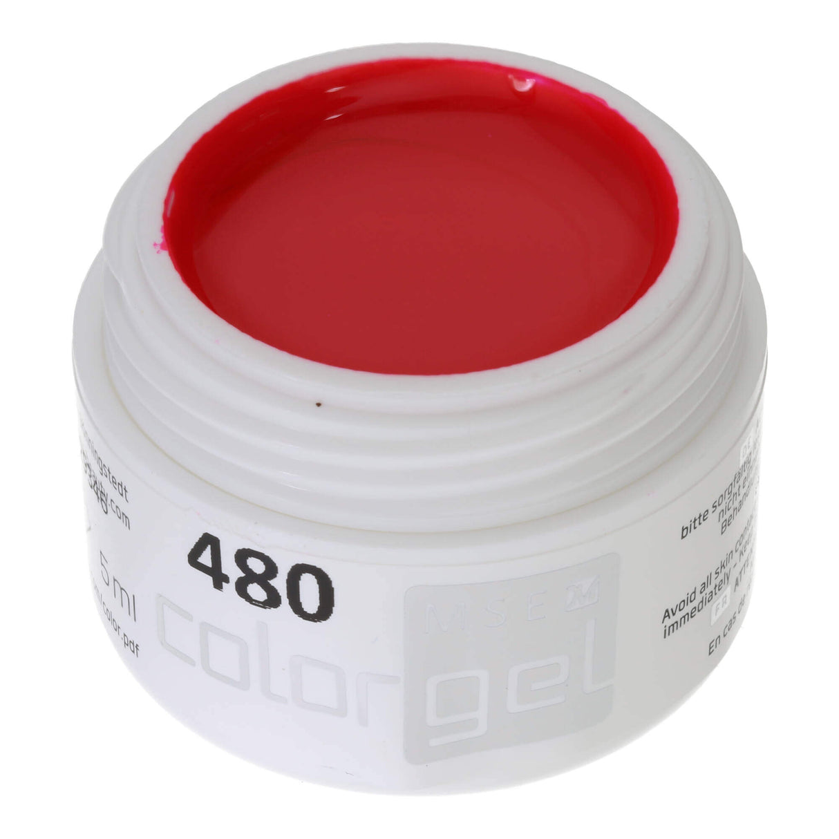 # 480 Gel de couleur premium-pure 5 ml Neonrot