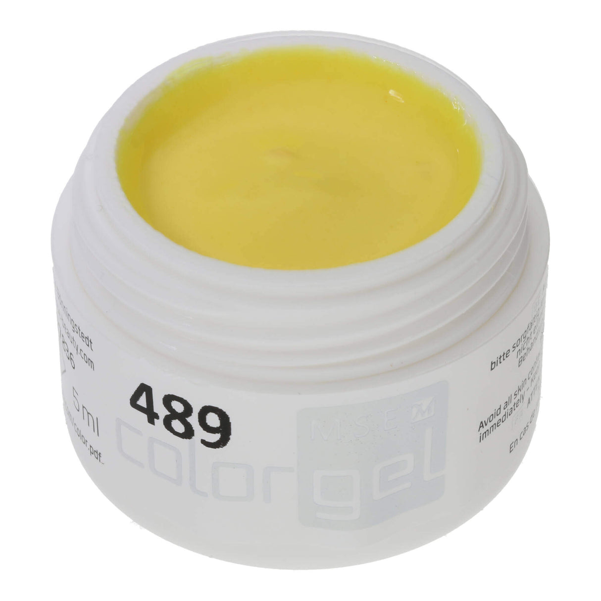 # 489 Gel de couleur premium-pure 5 ml de zitonen jaune