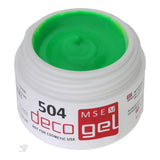 # 504 Gel de couleur de décoration premium 5 ml vert néon pas pour une utilisation cosmétique