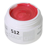 # 512 Gel couleur de couleur à effet premium 5 ml rouge