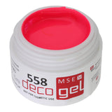 #558 Premium-DEKO Color Gel 5ml Neon Pink NOT FOR COSMETIC USE