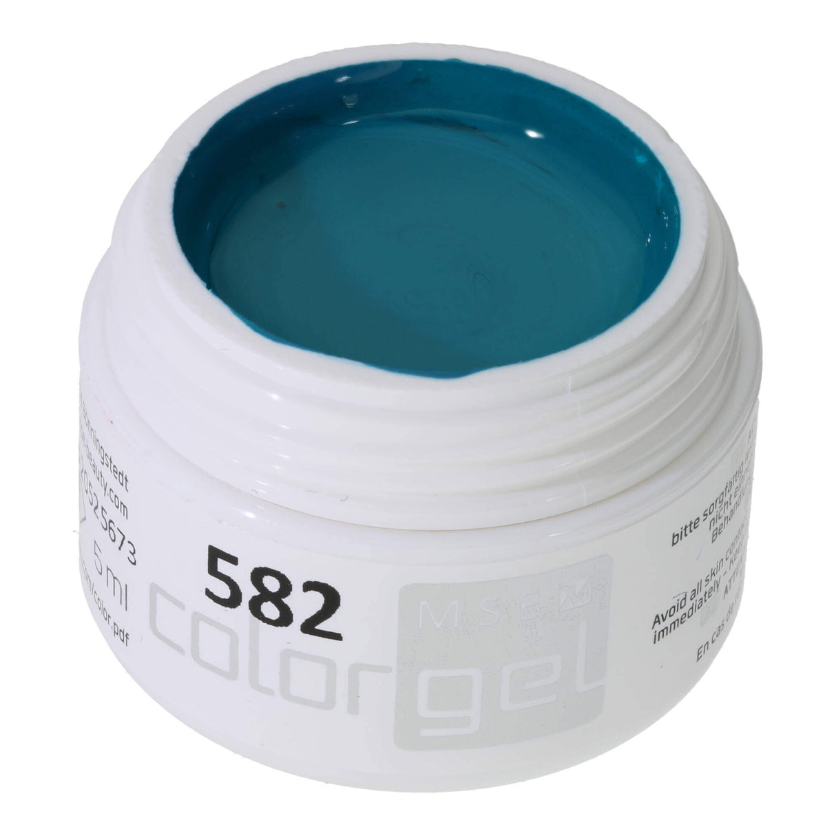 # 582 Gel de couleur premium-pure 5 ml bleu-vert