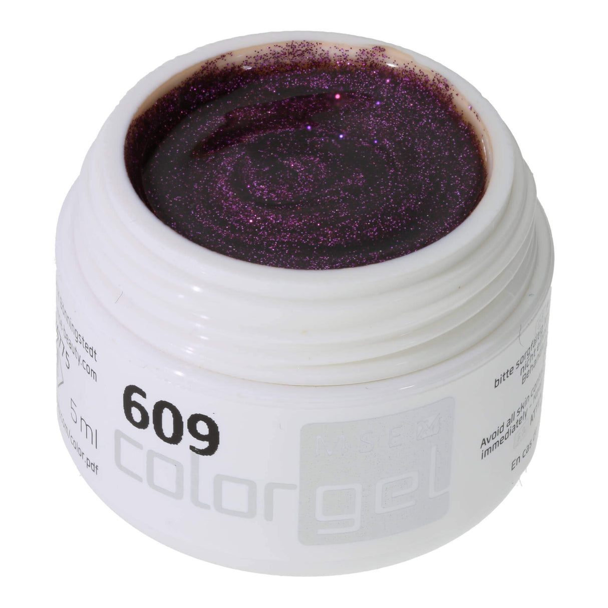 # 609 gel de couleur brillant premium 5 ml gel violet