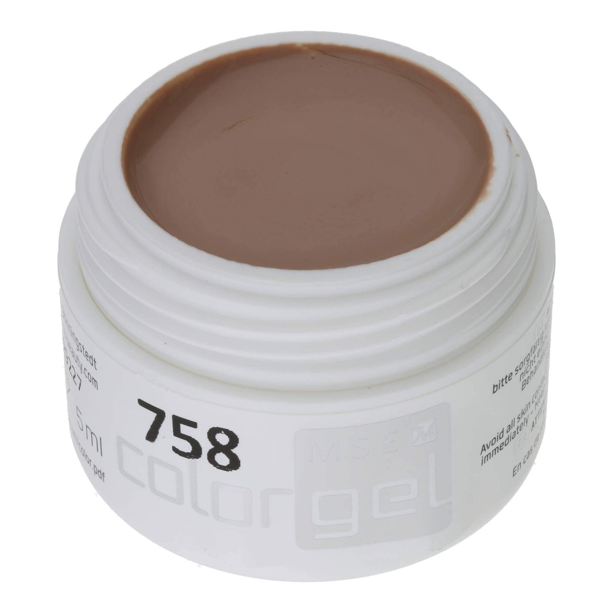 # 758 Gel de couleur premium-pure 5 ml beige