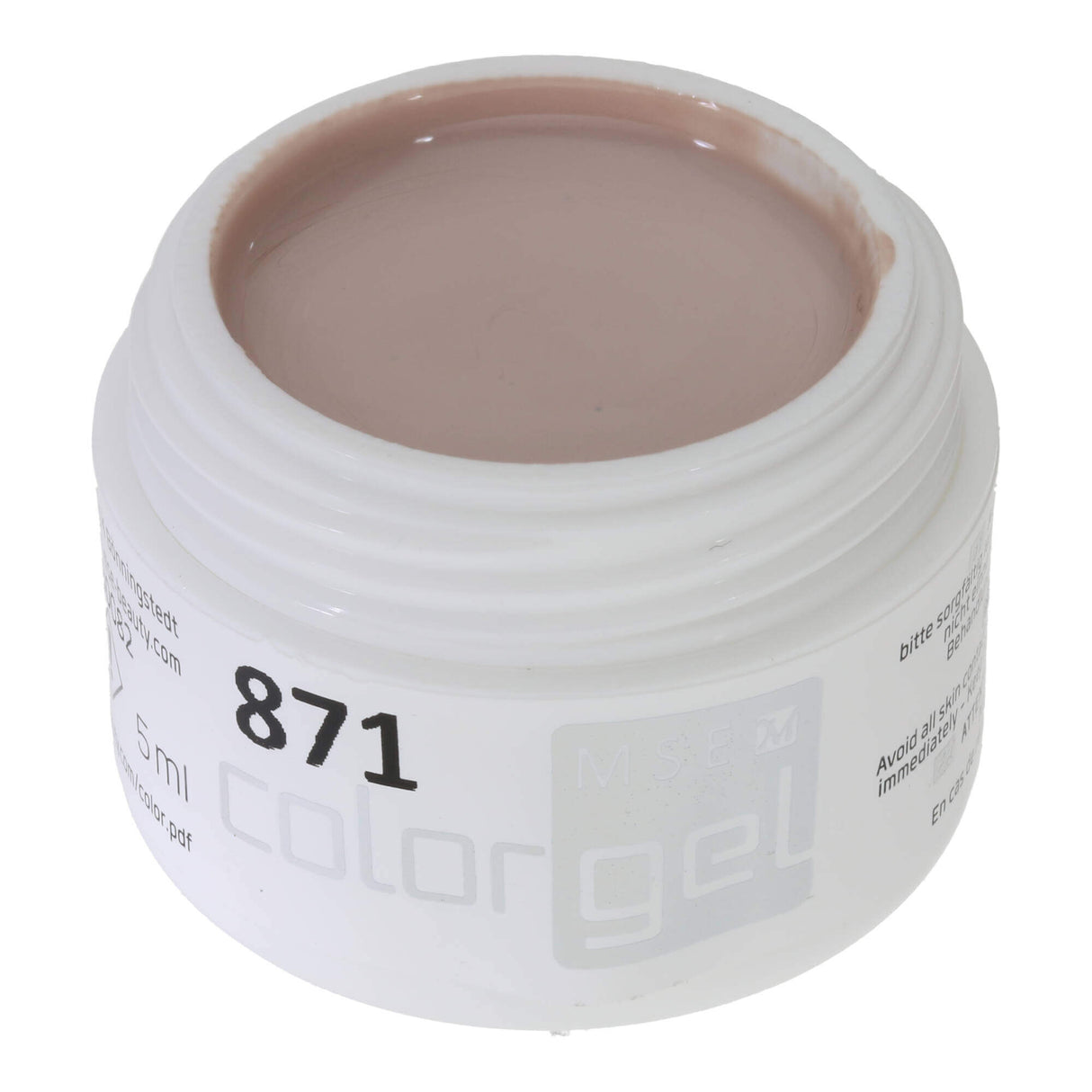 # 871 Gel de couleur premium-pure 5 ml beige