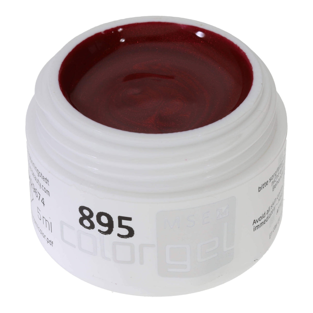 # 895 Gel de couleurs à effet premium 5 ml rouge