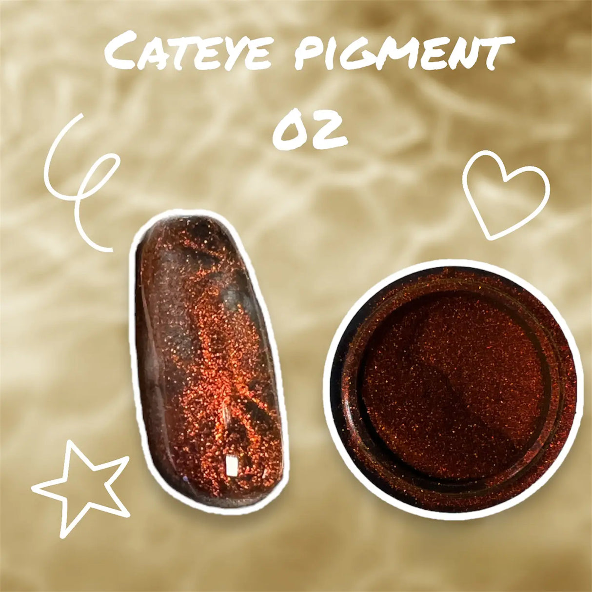 Œil de chat pigment 0,3 gr.