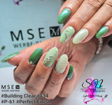 # P-61 Gel de couleur de la mère de perle 5 ml de vert