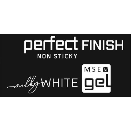 MSE Perfect FINISH Hochglanz Gel milky white 15ml Non Sticky - MSE - The Beauty Company