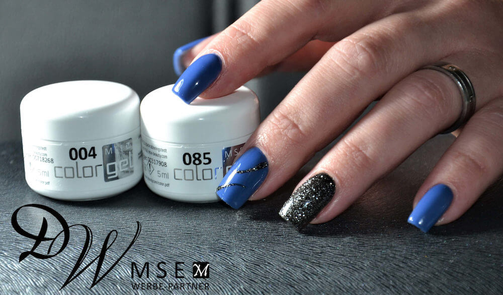 #004 Premium-PURE Color Gel 5ml Jeansblau - MSE - The Beauty Company