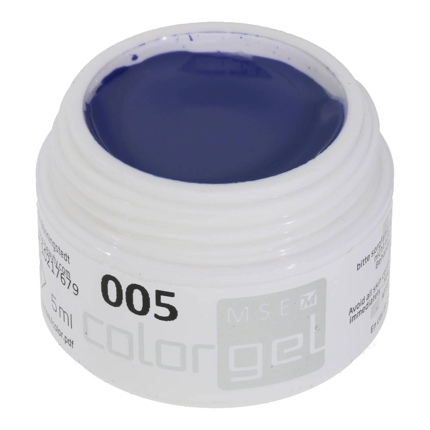 #005 Premium-PURE Color Gel 5ml Dunkles Graublau - MSE - The Beauty Company
