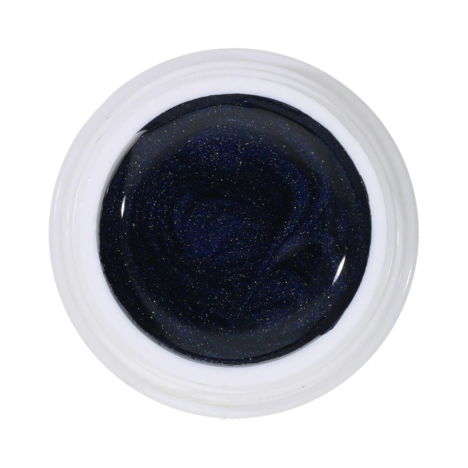 #007 Premium-EFFEKT Color Gel 5ml Dunkelblau mit goldenem Perlglanz - MSE - The Beauty Company