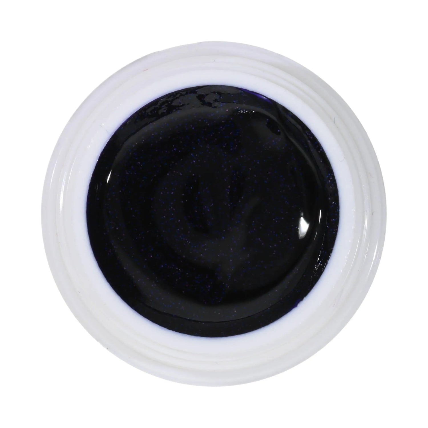 #010 Premium-GLITTER Color Gel 5ml Dunkelblau mit Grün-/Blau-Glitter metallic - MSE - The Beauty Company