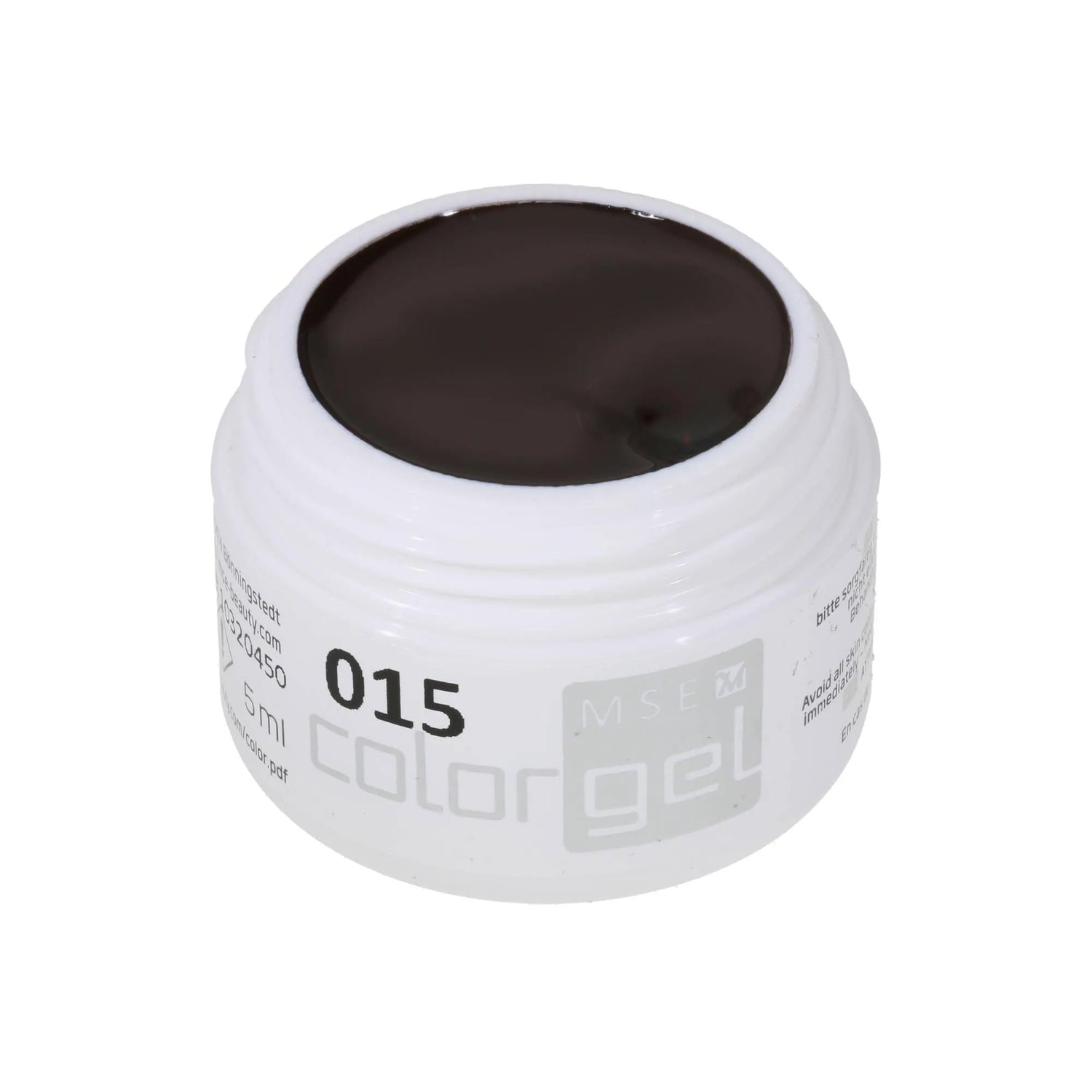 #015 Premium-PURE Color Gel 5ml Bitterschokolade - MSE - The Beauty Company