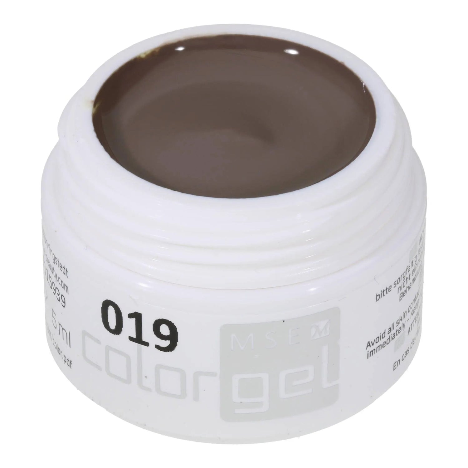 #019 Premium-PURE Color Gel 5ml Dunkler Greige-Ton - MSE - The Beauty Company