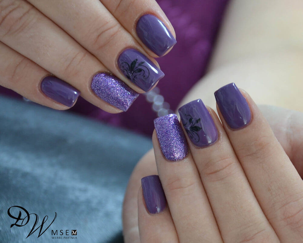 #025 Premium-PURE Color Gel 5ml Leicht grünlich dunkler Fliederton - MSE - The Beauty Company