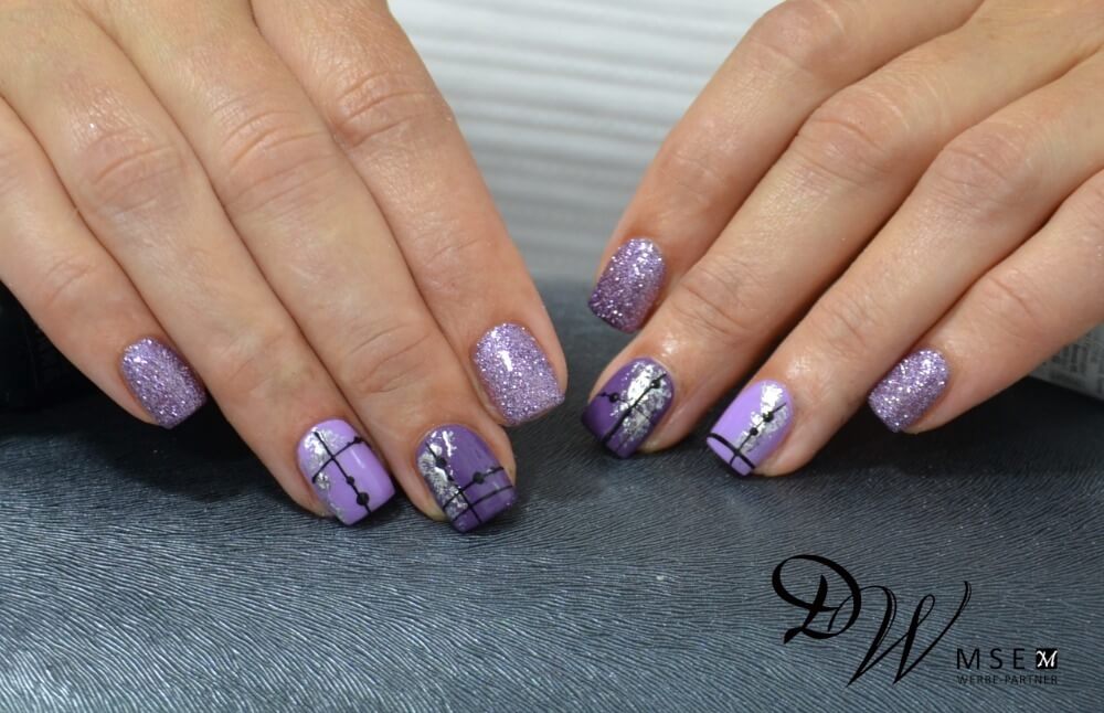 #025 Premium-PURE Color Gel 5ml Leicht grünlich dunkler Fliederton - MSE - The Beauty Company