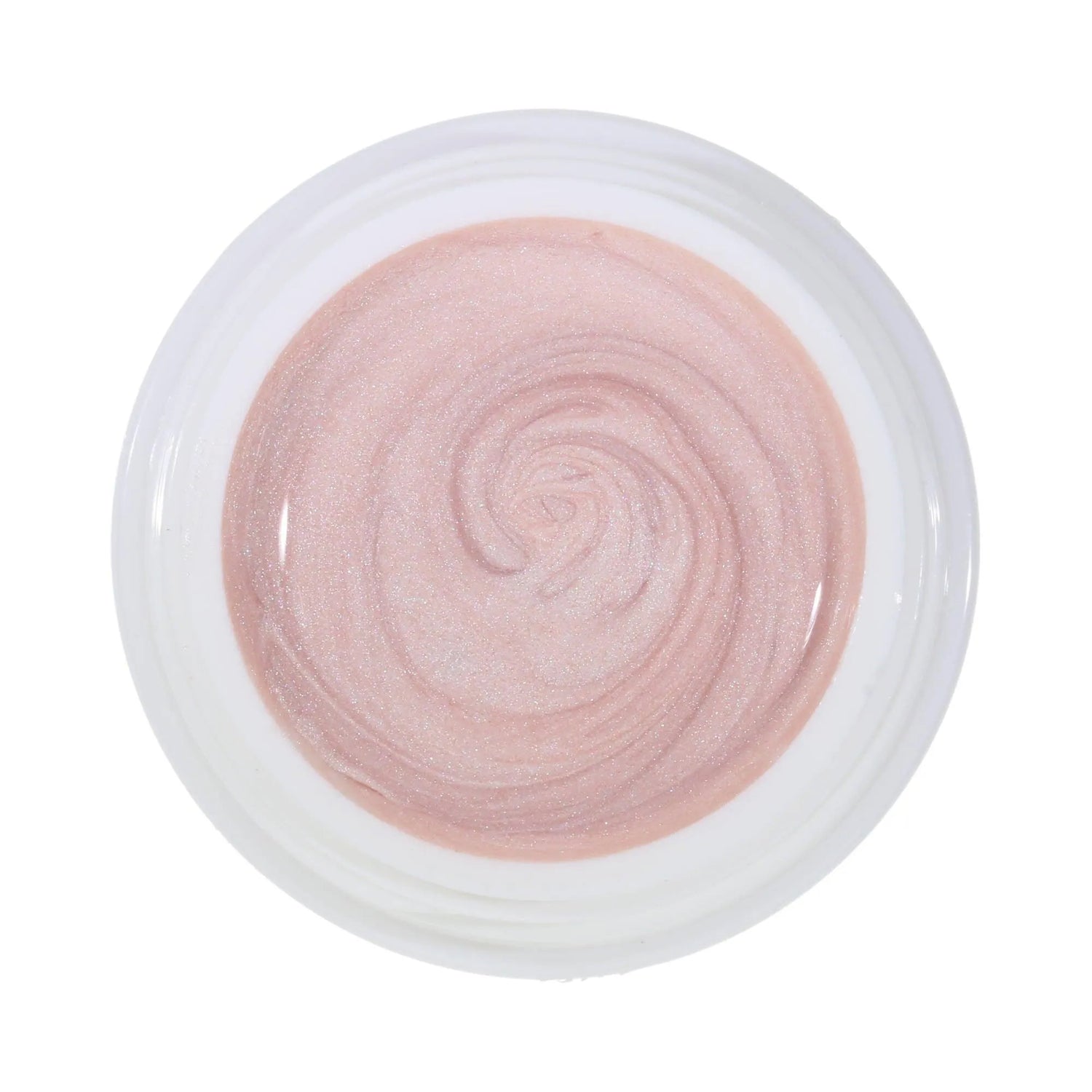 #064 Premium-EFFEKT Color Gel 5ml Weiss/Rosa mit ausgeprägtem Perlglanz (Eiskristalle) - MSE - The Beauty Company