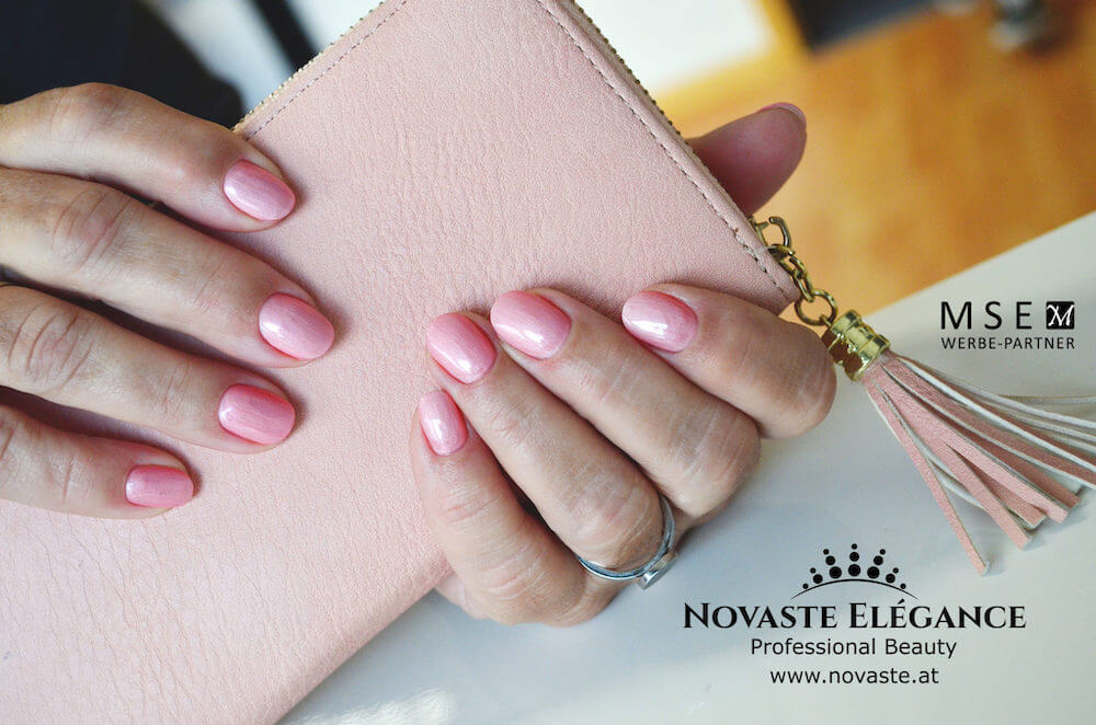 #066 Premium-EFFEKT Color Gel 5ml Cremig helles Rosa mit sanftem Perlglanz - MSE - The Beauty Company