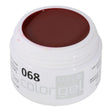 #068 Premium-PURE Color Gel 5ml Dunkelrot mit leichtem Braunanteil - MSE - The Beauty Company