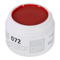 #072 Premium-PURE Color Gel 5ml Klassisches Nagellackrot - MSE - The Beauty Company