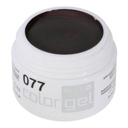 #077 Premium-EFFEKT Color Gel 5ml Schwarzrot mit rotbraunem Perlglanz