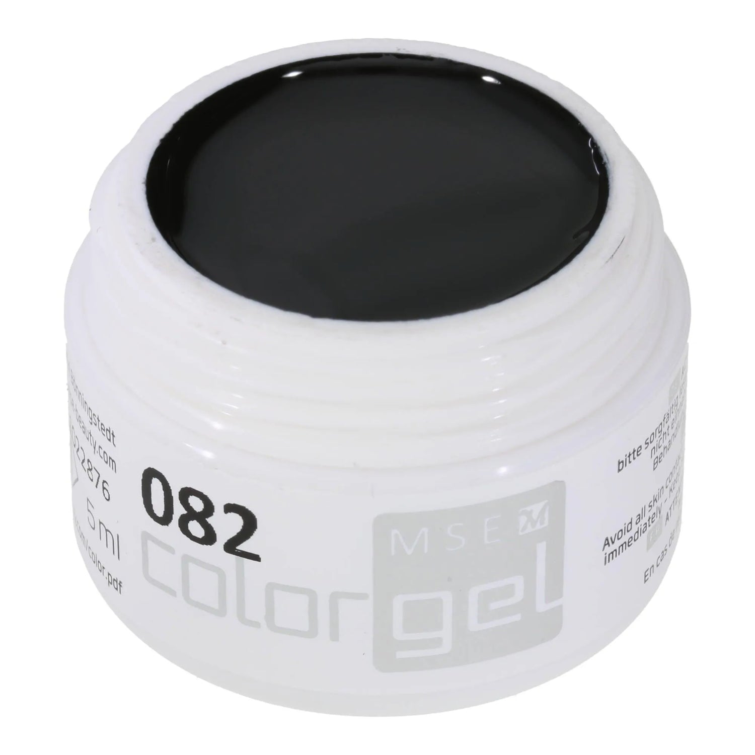 #082 Premium-PURE Color Gel 5ml Schwarz - MSE - The Beauty Company