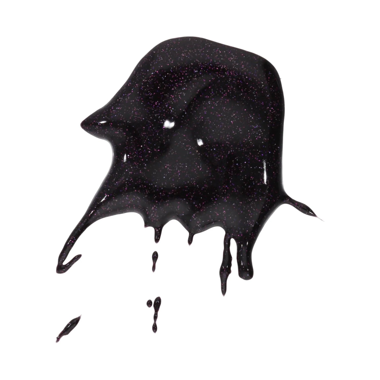 #095 Premium-GLITTER Color Gel 5ml Schwarzviolett mit Multicolorglitter - MSE - The Beauty Company