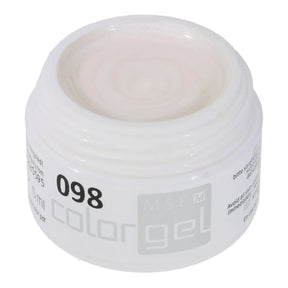 #098 Premium-EFFEKT Color Gel 5ml Cremiges Perlweiss - MSE - The Beauty Company