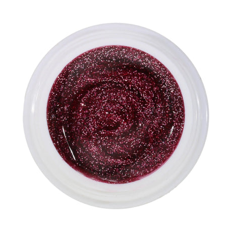 #105 Premium-GLITTER Color Gel 5ml Pink mit Glittereffekt (Gel ist durchscheinend) - MSE - The Beauty Company