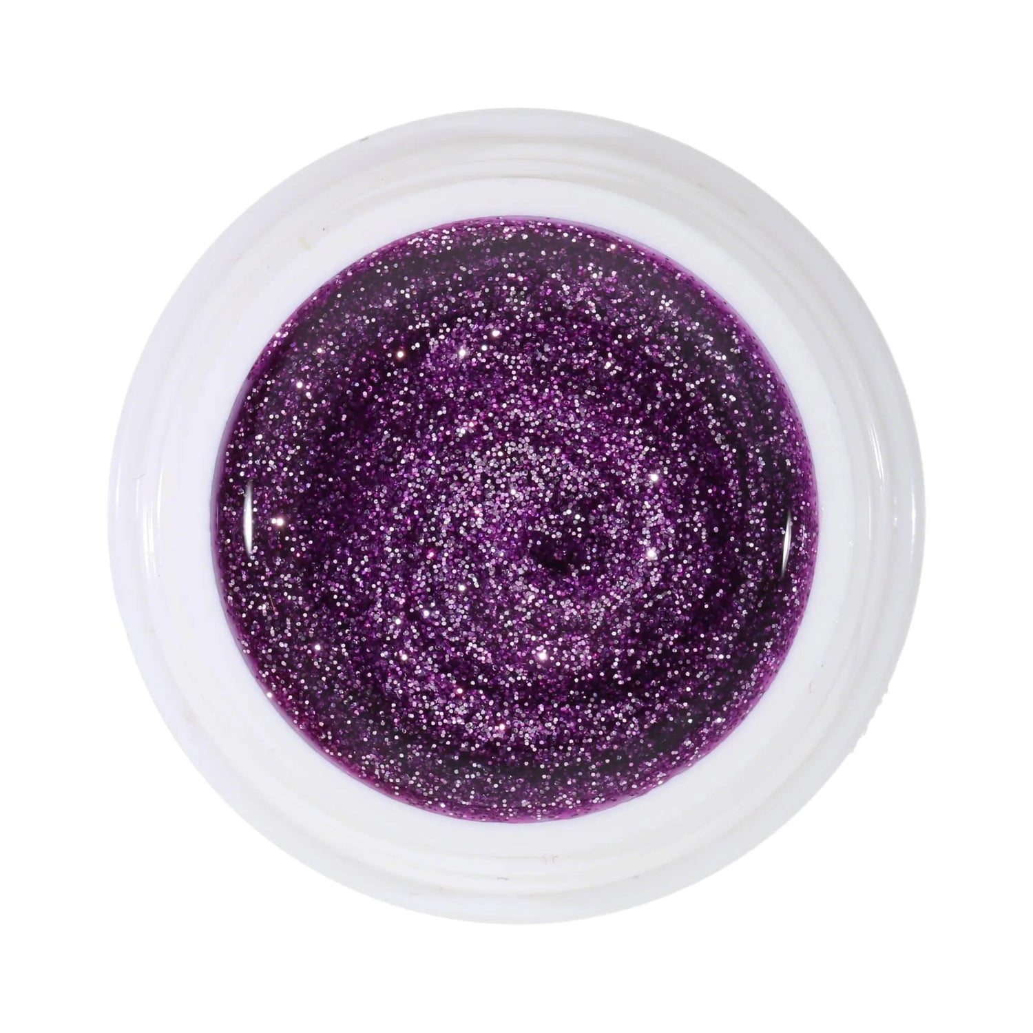 #112 Premium-GLITTER Color Gel 5ml Kräftiger Fliederton mit silbernem Glitter - MSE - The Beauty Company