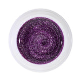 #112 Premium-GLITTER Color Gel 5ml Kräftiger Fliederton mit silbernem Glitter - MSE - The Beauty Company