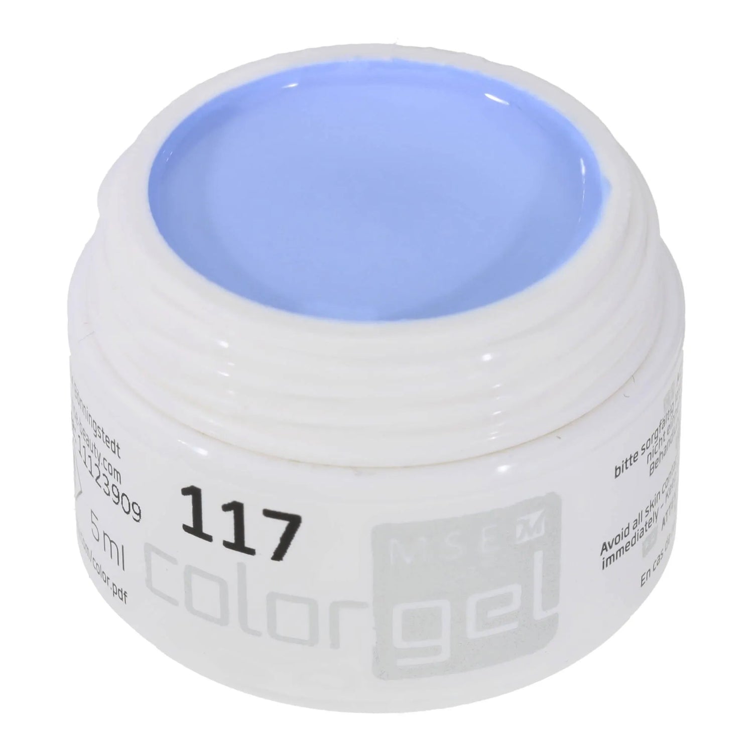 #117 Premium-PURE Color Gel 5ml Helles Babyblau - MSE - The Beauty Company