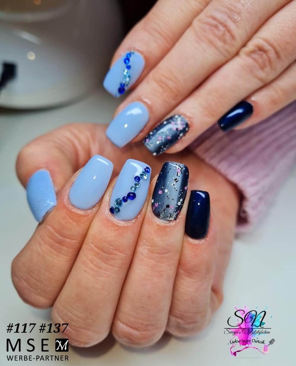 #117 Premium-PURE Color Gel 5ml Helles Babyblau - MSE - The Beauty Company