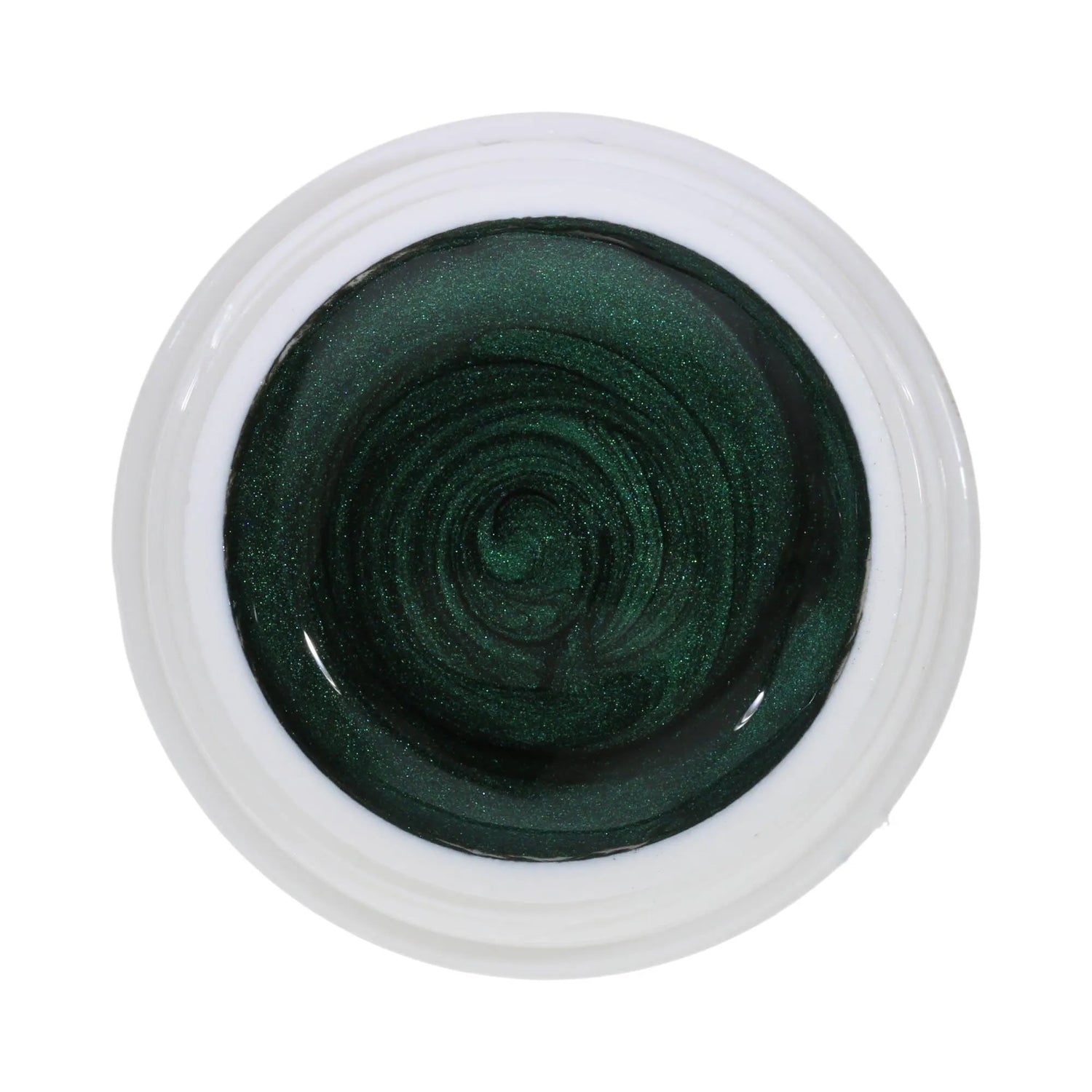 #133 Premium-EFFEKT Color Gel 5ml Dunkelgrün mit grünem Perlglanz - MSE - The Beauty Company