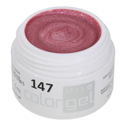 #147 Premium-GLITTER Color Gel 5ml Rosafarbenes Glittergel
