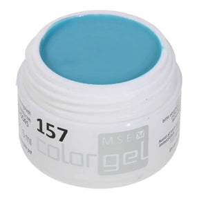 #157 Premium-PURE Color Gel 5ml Blasses opaques Blaugrün - MSE - The Beauty Company