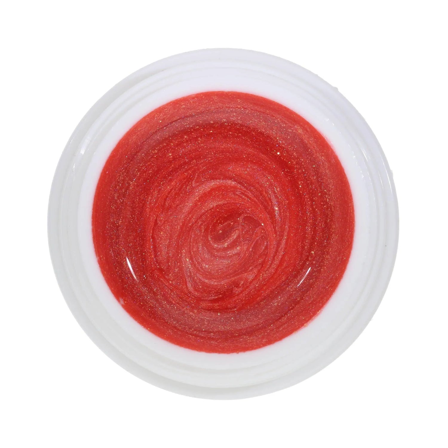 #167 Premium-EFFEKT Color Gel 5ml Orangerosa mit Goldeffekt - MSE - The Beauty Company