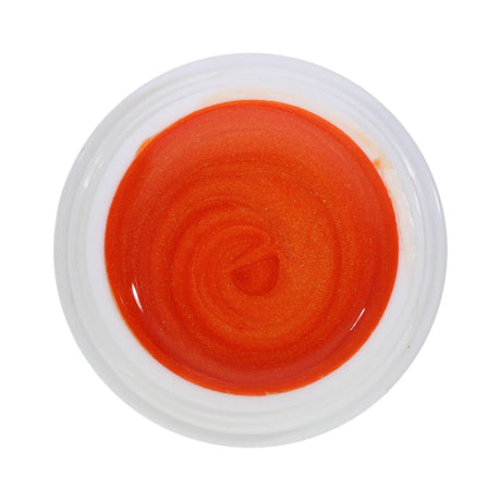 #168 Premium-EFFEKT Color Gel 5ml Leuchtendes Orange mit Goldeffekt - MSE - The Beauty Company
