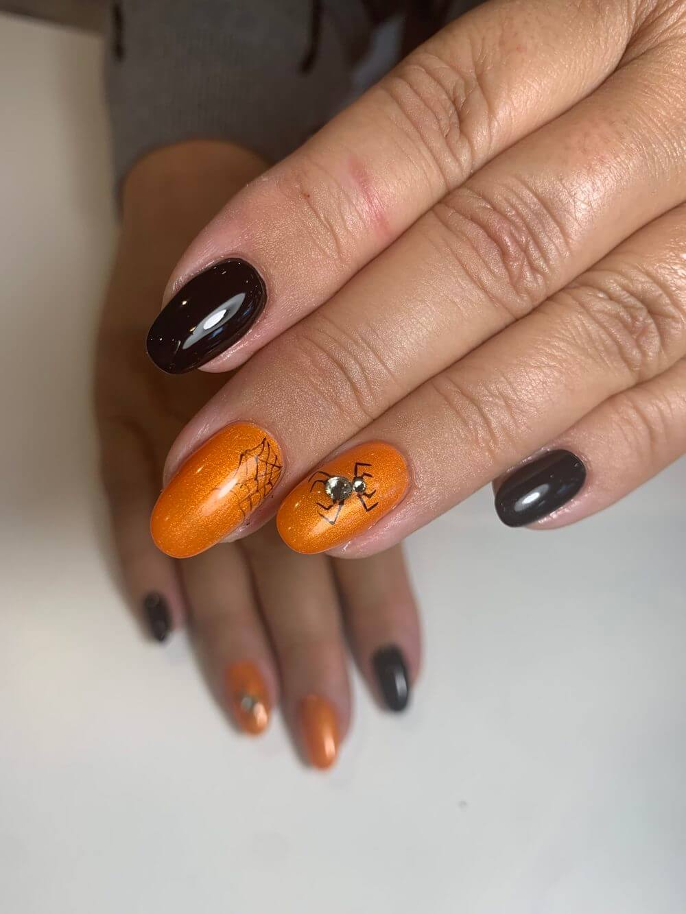 #168 Premium-EFFEKT Color Gel 5ml Leuchtendes Orange mit Goldeffekt - MSE - The Beauty Company