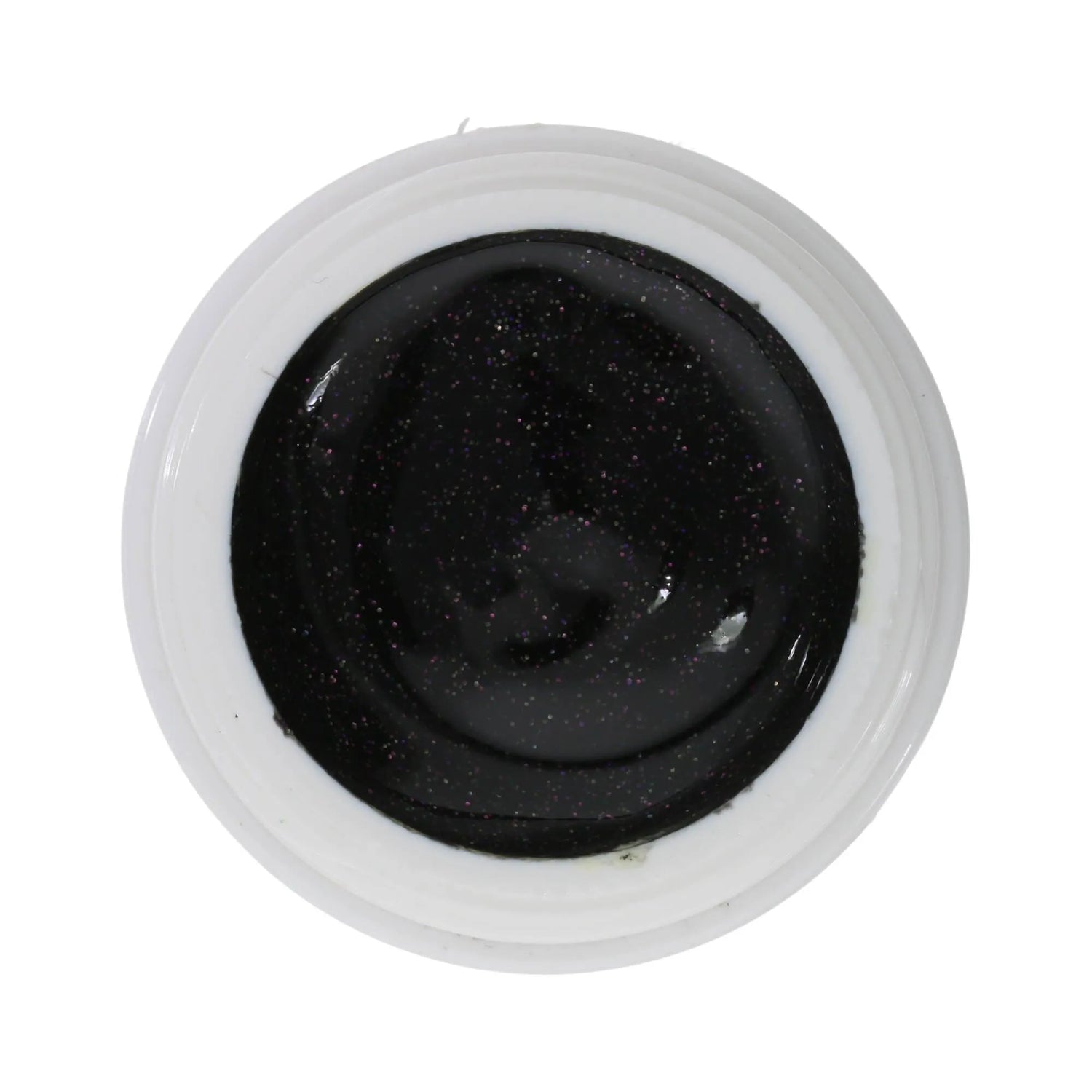 #170 Premium-GLITTER Color Gel 5ml Schwarz mit Multicolorglitter - MSE - The Beauty Company